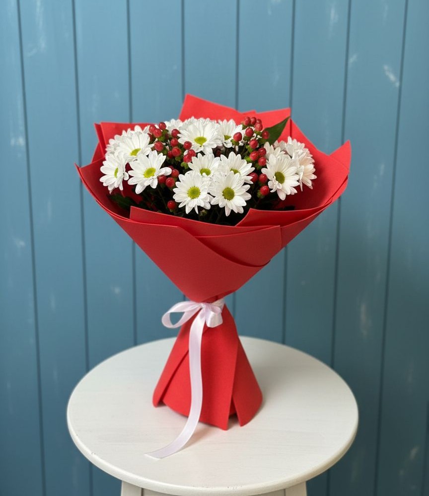 Букет цветов из: Хризантемы в Кокреке