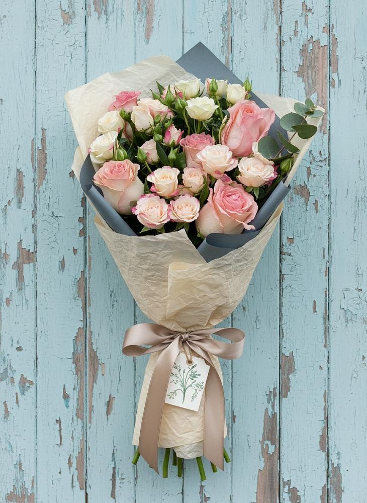 Букет цветов из: Розы в Кокреке