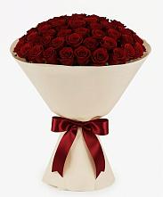 Букет 101 Бордовая роза Блэк Бакарра в Кокреке