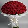 Букет 101 Красная роза Блэк Мэджик в Кокреке