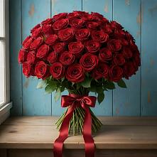 Букет Красные розы Блэк Меджик в Кокреке