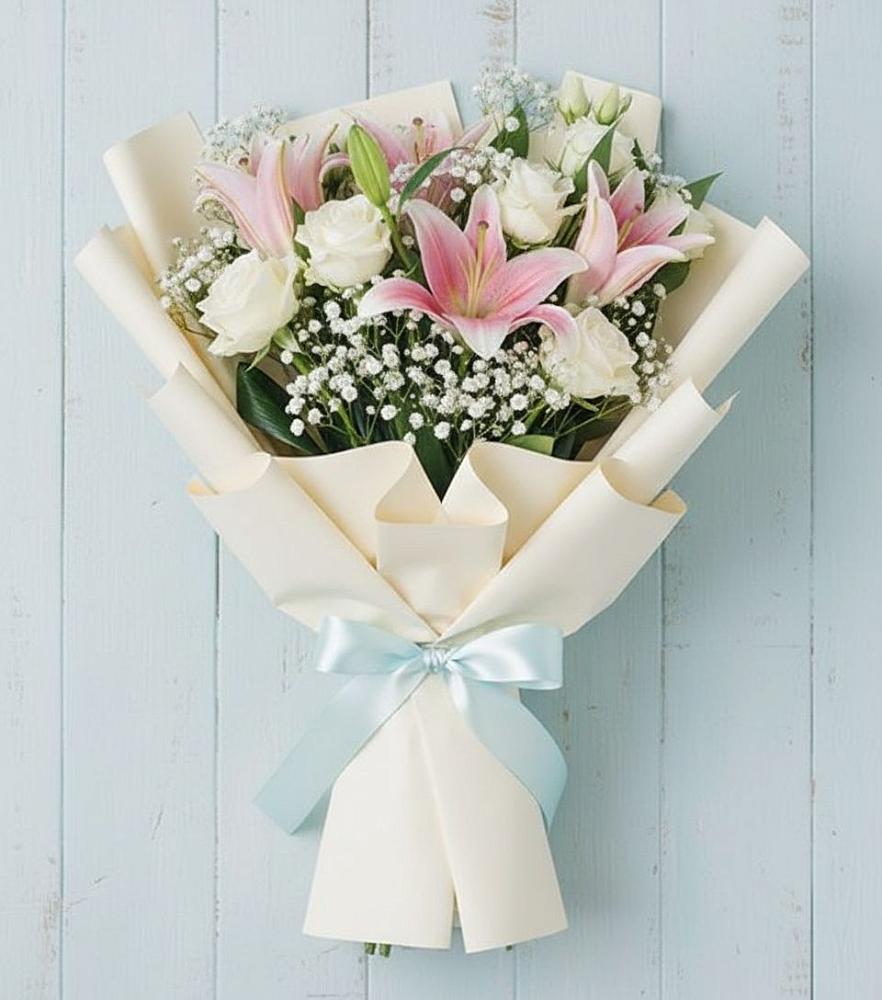 Букет цветов из: Лилии в Кокреке