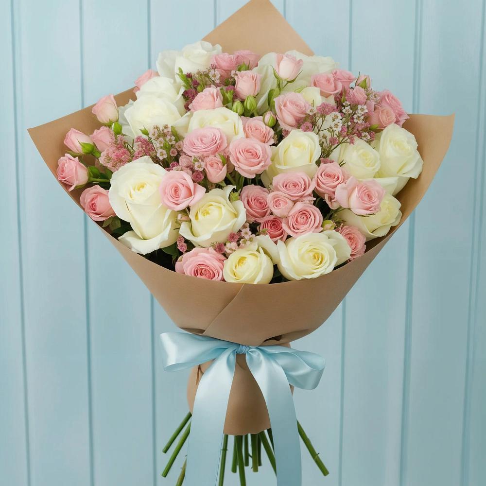 Букет цветов из: Розы в Кокреке