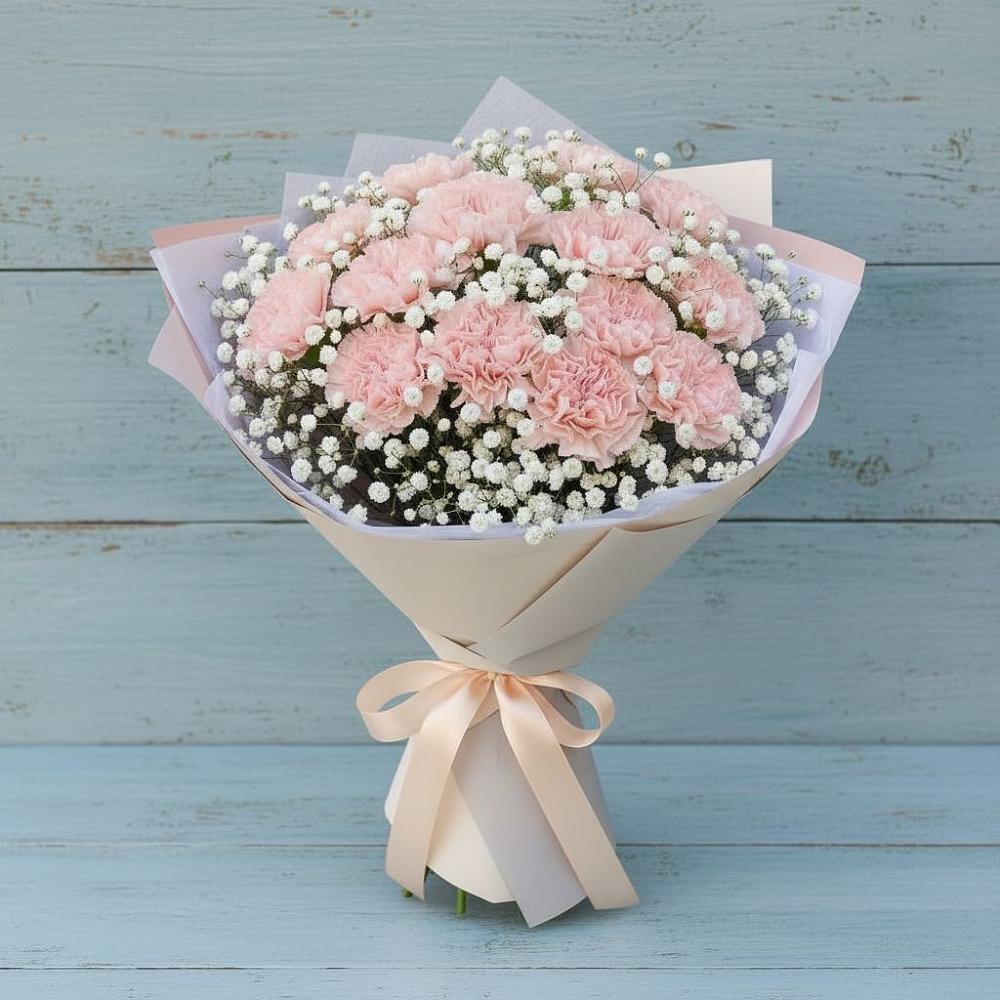 Букет цветов из: Гвоздики в Кокреке