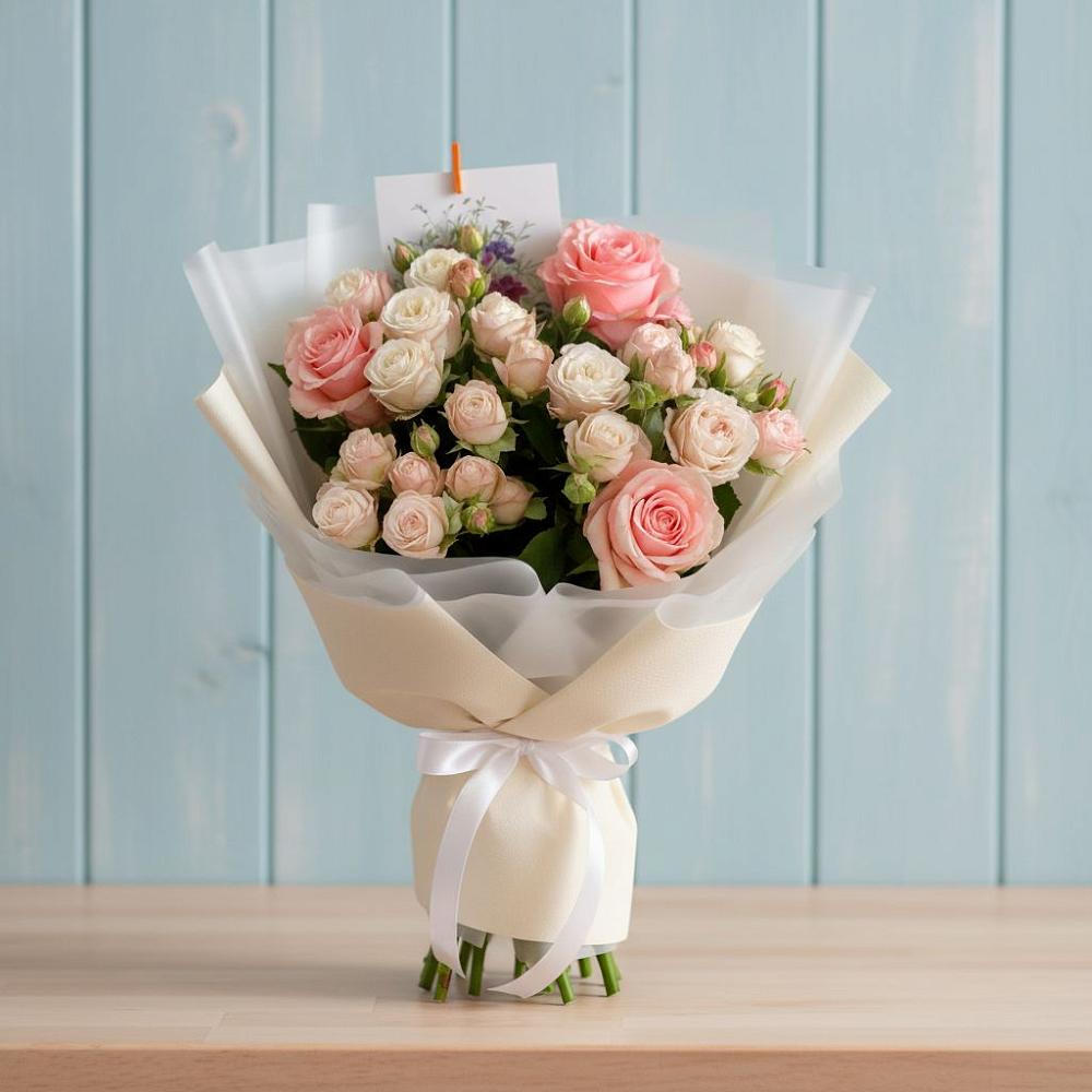 Букет цветов из: Розы в Кокреке