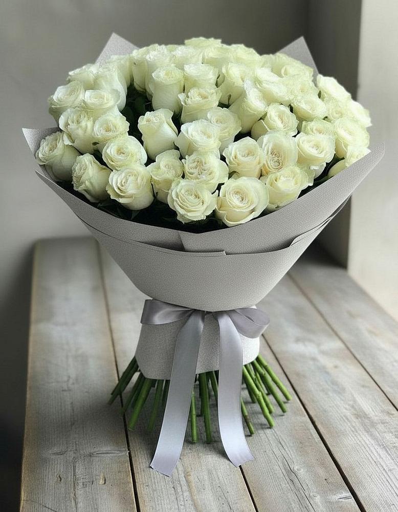 Букет 35 Белых роз в Кокреке