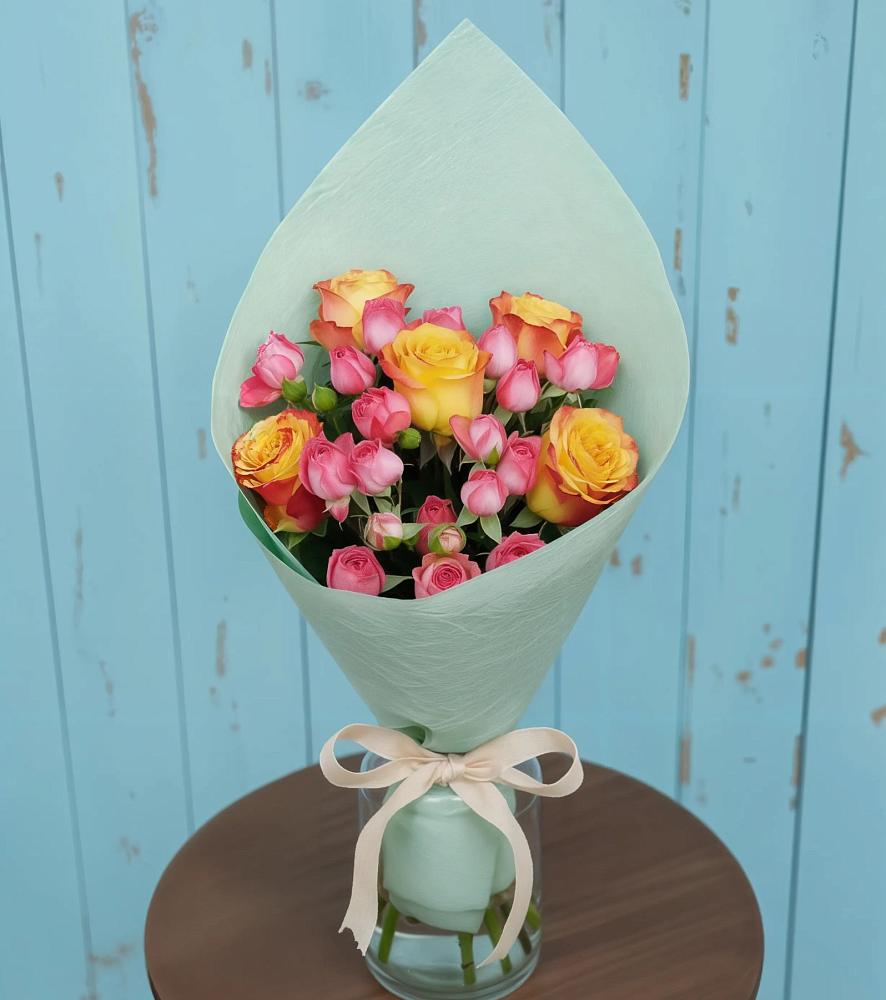 Букет цветов из: Розы в Кокреке