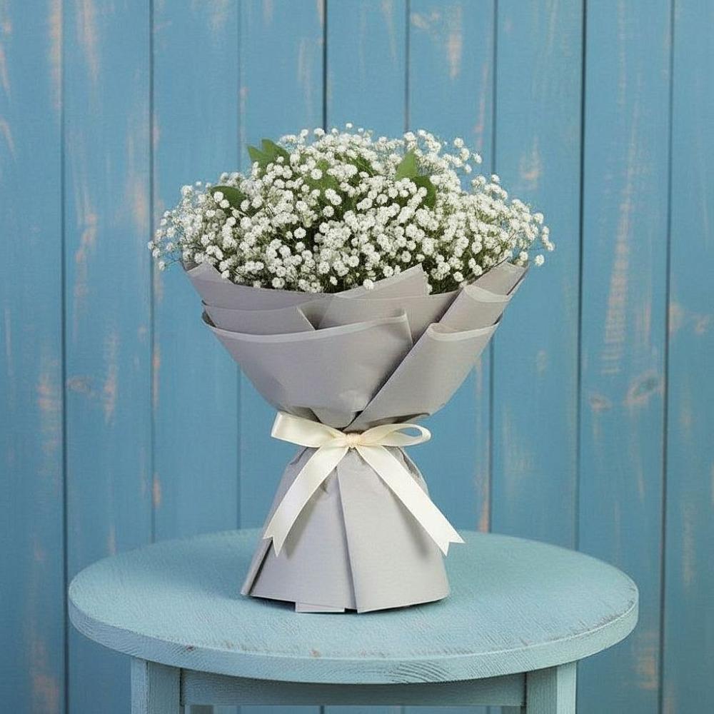 Букет цветов из: Гипсофила в Кокреке