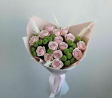 Букет цветов из:  Розы и Хризантемы в Кокреке