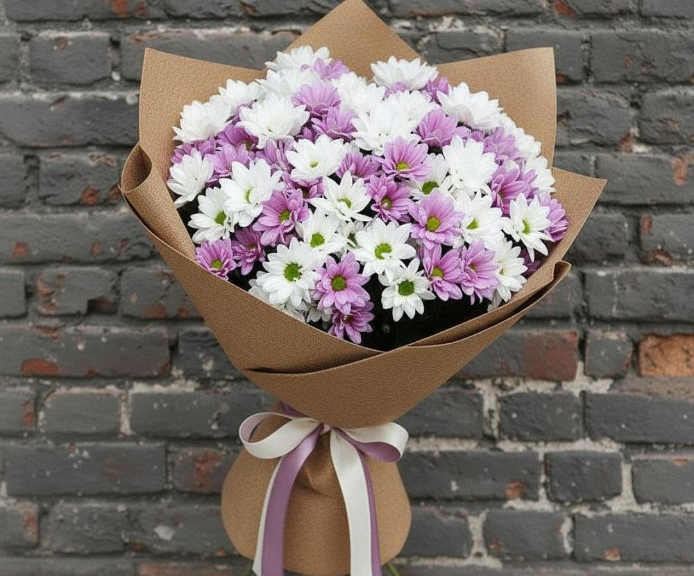 Букет цветов из: Хризантемы в Кокреке