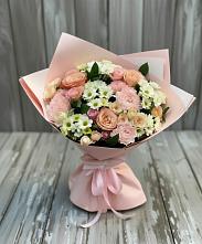 Букет цветов из:  Гвоздики, Розы и Хризантемы #REPLACE_PRED# Кокреке