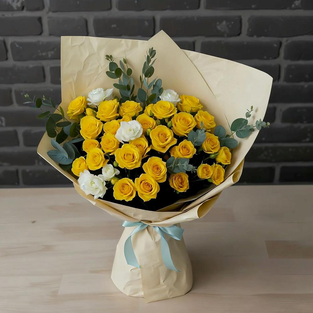 Букет цветов из: Розы в Кокреке