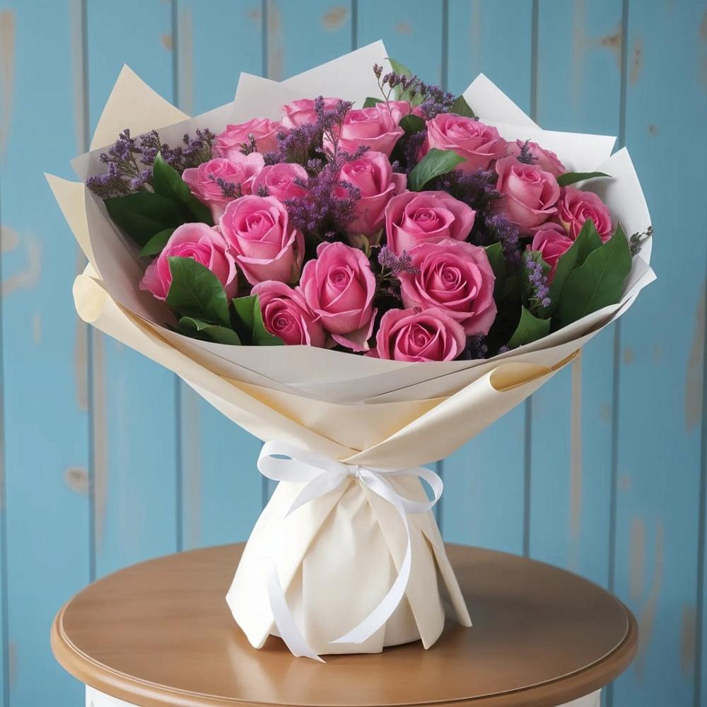 Букет цветов из: Розы в Кокреке