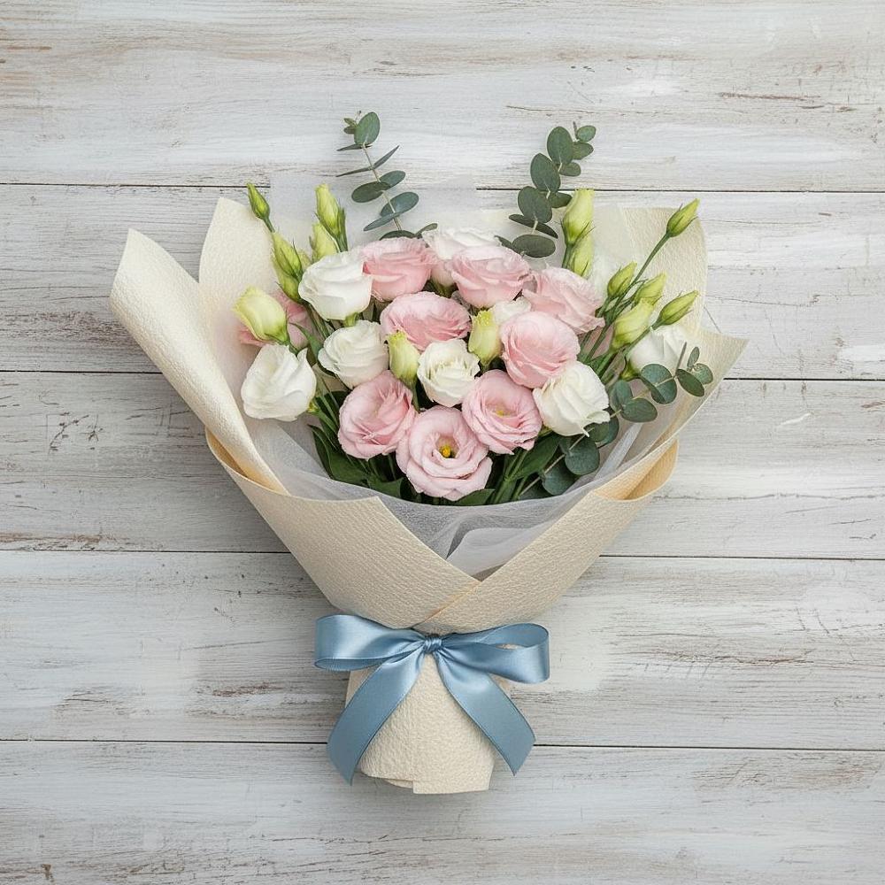 Букет цветов из: Лизиантусы в Кокреке